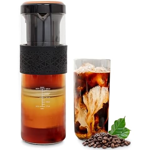 Vianté Instant Cold Brew Coffee Maker | Fast Iced Coffee in 15 Minutes | Rechargeable Battery | BPA-Free Glass Pitcher | Perfect Cold Brew Every Time Cover