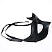 IDOXE Halloween Black Masquerade Masks Cool Men Adult Kids Fighter Half Face Venetian Mask for Zorro Masquerade Ball Party (Black Fabric)