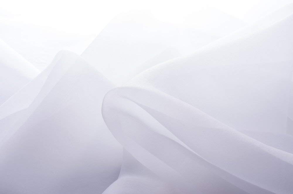 Maßgeschneiderte weiße Voile Store Gardine, Vorhang nach Maß, inklusive Blei und Kräuselband (Universalband), Höhe 90 – 295 cm(275cm Höhe x 600 cm Breite)
