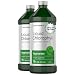 Horbaach Liquid Chlorophyll 32 oz (2 x 16 oz Bottles) | Vegetarian, Non GMO, Gluten Free | Unflavored | 100 mg Chlorophyll | Internal Deodorant