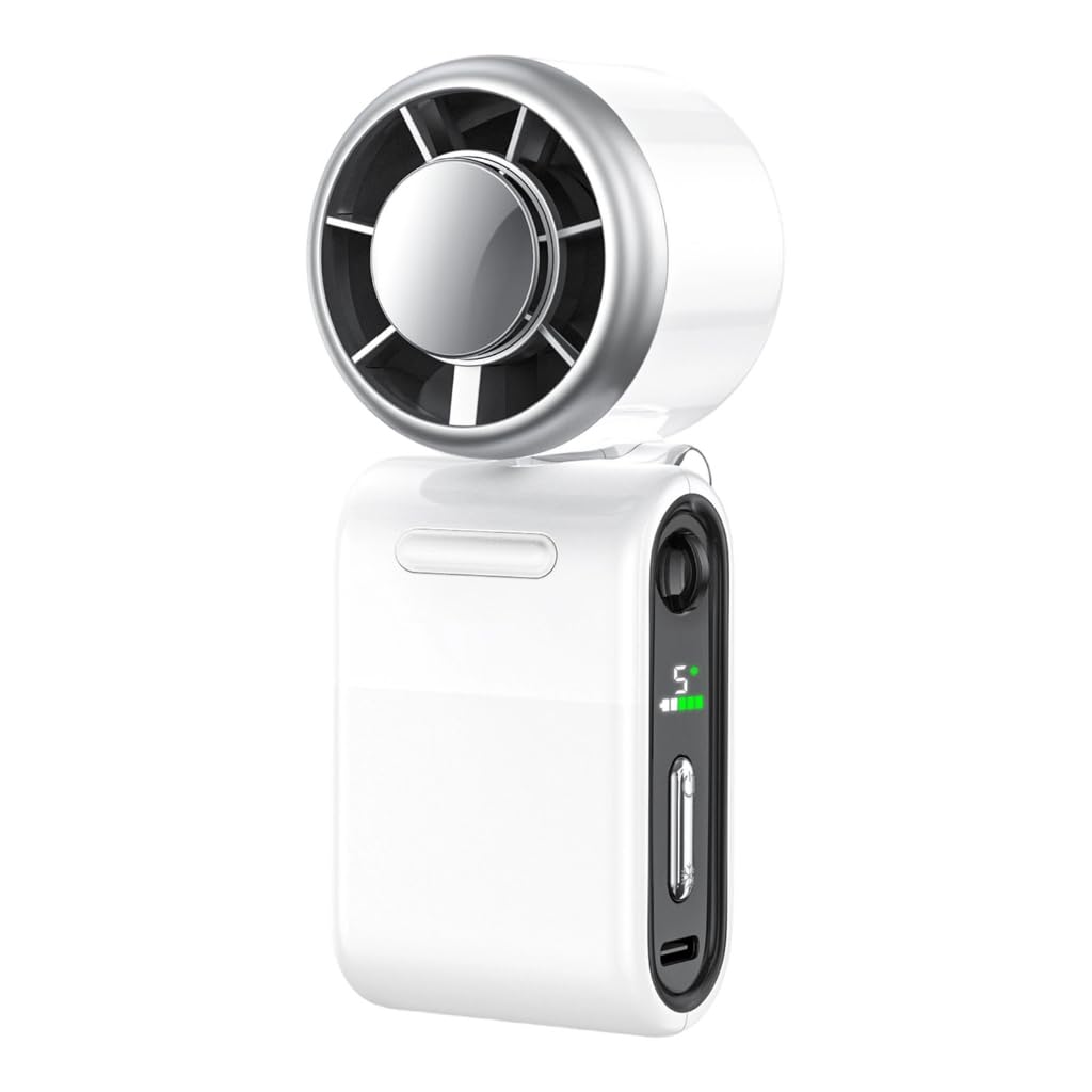 Ventilateur numérique portable pour l'extérieur rechargeable puissant pour camping