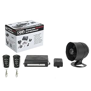 Autoalarm PNI OV288 met 2 afstandsbedieningen en centrale vergrendeling.