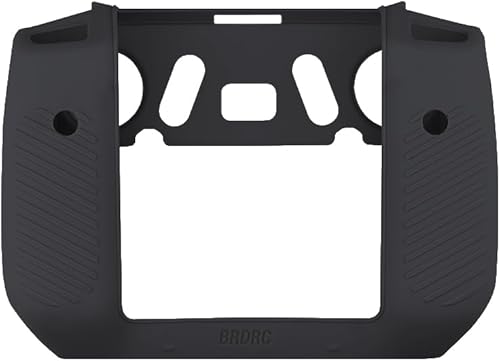 BTG Funda protectora de silicona Funda antiarañazos para DJI Mavic 3 Classic RC Pro Accesorios de control remoto (negro)