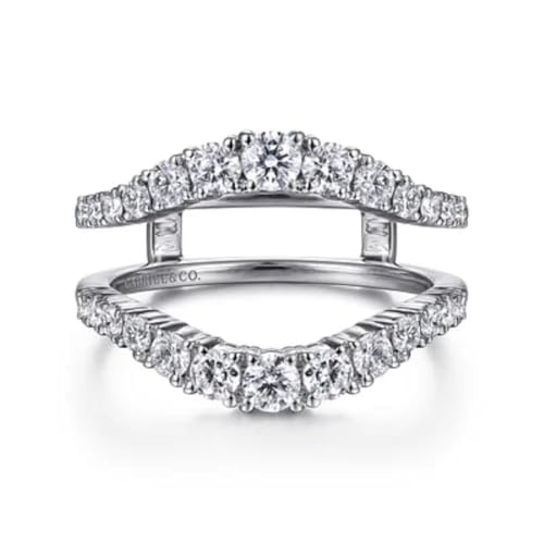 IVANKA Customizable Ring Enhancer, Moissanite Ring Enhancer, Aggie Ring Enhancer, Moissanite Matching Ring, Eternity Ring, Diamond Eternity Band Aggie ring Guard A & M Texas Ring Collage ring wrap universary ring jacket gift for her2