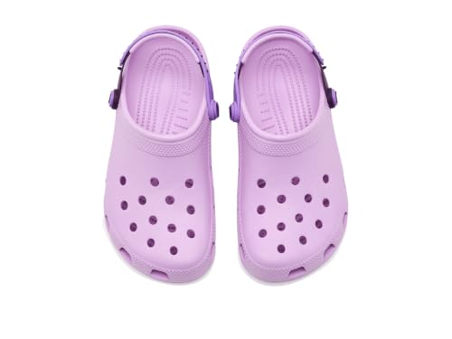 Image of Crocs, Unisex Kids, Classic Graphic Clog (Little Kid /Big Kid), Glow Purple /Multi, 12, Medium, Little Kid