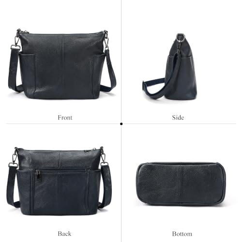 Image of NIUCUNZH Leather Women's Crossbody Bag Purse Soft Shoulder Hobo Handbags