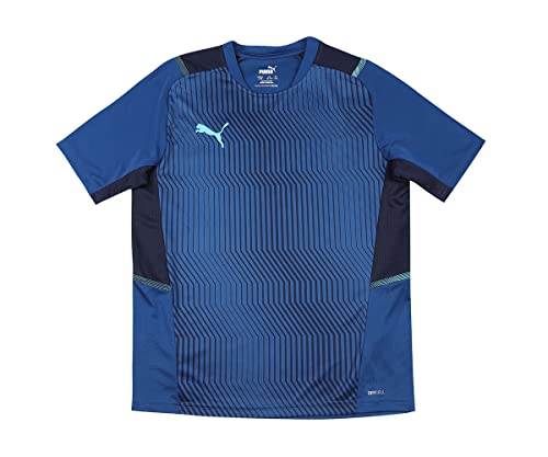 Image of Puma Unisex-Kid Polyester Letter Print Regular Fit T Shirt