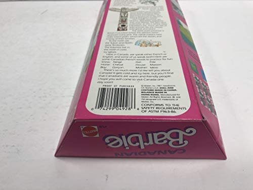 Muñeca Barbie Canadiense Edición Especial 1987 miniatura 6