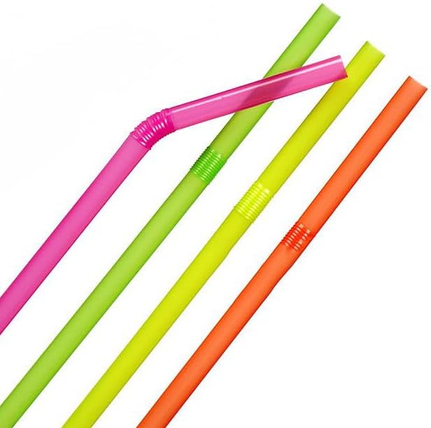 Miniatura 5 de Pajitas de plástico desechables  Paquete de 200 agitadores de cóctel reutilizables para café, palitos flexibles, batidos, bebidas para niños,
