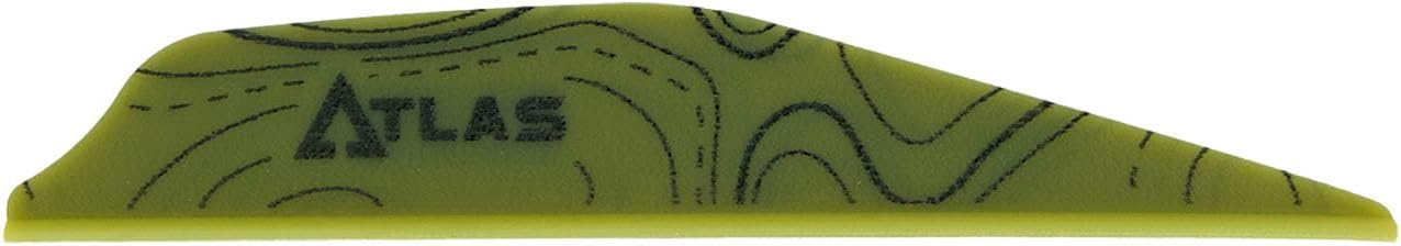 Atlas AR 1000 Vane, 2.8", Topo on Neon Orange, 100pk