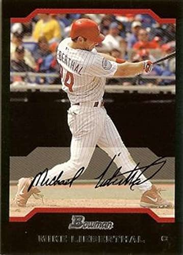 2004 Bowman #29 Mike Lieberthal Philadelphia Phillies MLB Baseball Card NM-MT