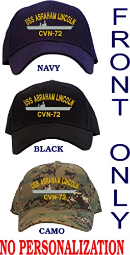 Gorra bordada personalizada USS Abraham Lincoln CVN-72 miniatura 3