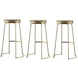 ★ Design antidérapant : un anneau en caoutchouc sous la base, protège votre sol des rayures et réduit le bruit lors du pivotement, design élégant multifonctionnel et moderne, les tabourets de bar rendent votre monde coloré et peuvent être utilisés dans la cuisine, le comptoir, le salon de coiffure.