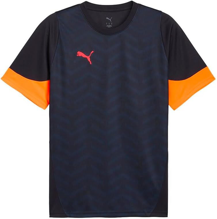 PUMA Mens Individualcup Crew Neck Short Sleeve Jersey Casual - Blue