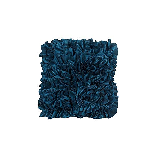 Hnu 7 Piece Queen Transitional Gorgeous Nature Floral Pattern Ultra Soft Microfiber Extra Warm Comforter Set With Bed Skirt, Modern & Contemporary Adorable Colorful Design Silver Teal Comforter Set #TOP3