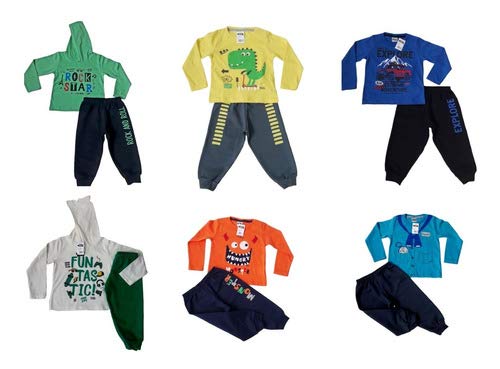 kit 5 roupas de inverno infantil atacado menino TAMANHO:4