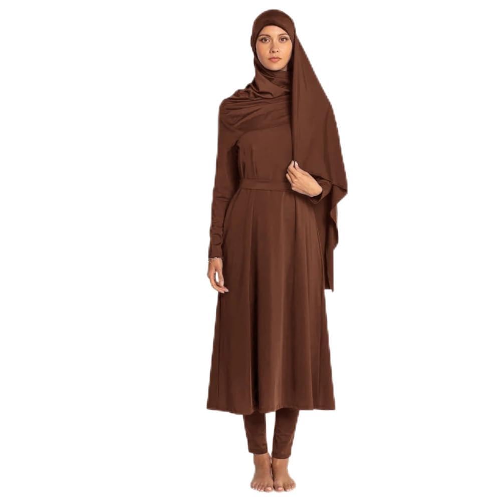 NAJMA, Burkini,Jilbeb di Bain,Burkin 5 Pezzi,Costume da bagno islamico donna musulmana