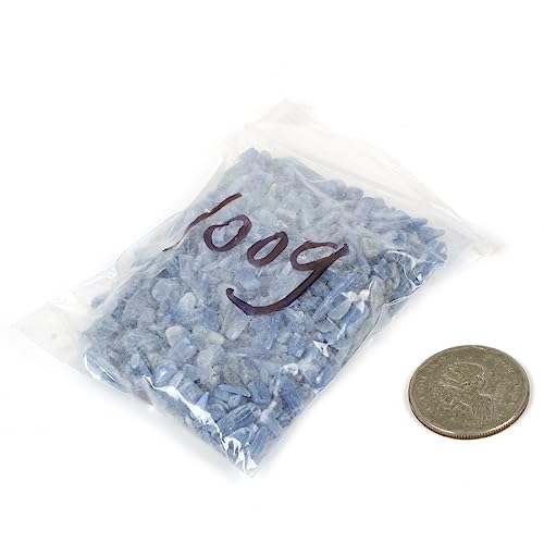 Image of 100 grams Small Tumbled Chips Polished Crushed Stone Crystal Healing Embellishments