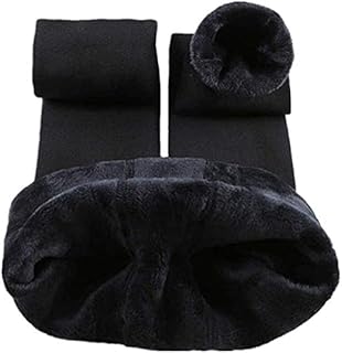 Kamviluer Fleece Lined Winter Warm Leggings for Women Thick Thermal Velvet Tights Soft Stretchy Skiing Leggings