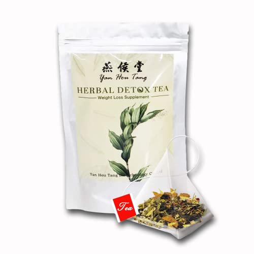 Yan Hou Tang 28 Tea Bag Day and Night Organic Naturally Detox Cleanse Tea Diet Slimming Herbal Tea Supplement for Digestion
