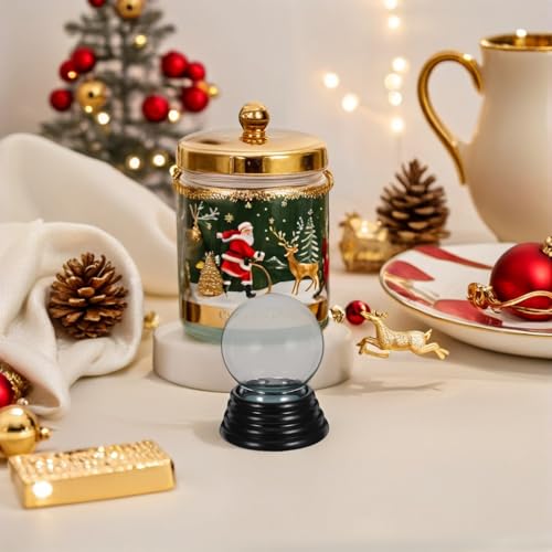 Bola de nieve artesanal para crear globos decorativos navideños 6