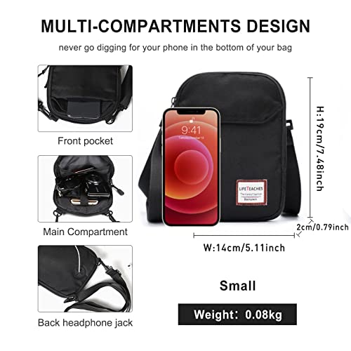 Seafew 2821 Mini Crossbody Bag Small Shoulder Bag For Men Travel Wallet Passport Holder Phone Purse Unisex thumb #2