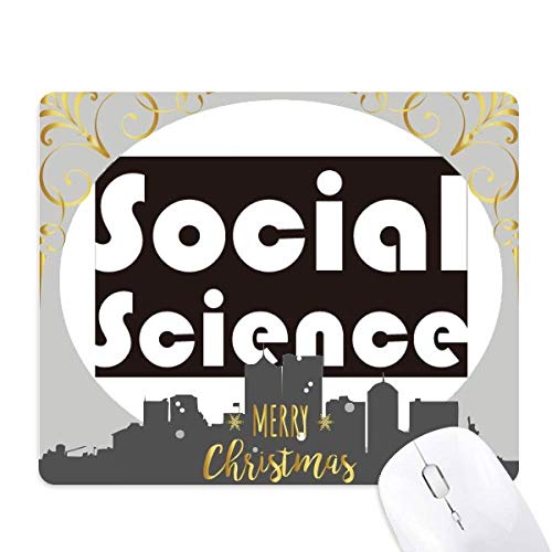 Social science tapis de souris de Noël idéal pour vos longues sessions de travail nocturnes