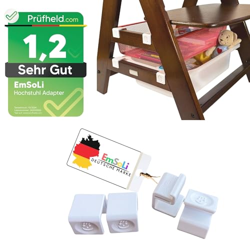 [ TEST SEHR GUT, NOTE 1.1 *]EmSoLi Adapter Weiss für Ikea Trofast Box Korb...