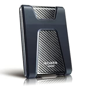 Adata HD650 2TB USB 3.0 Portable External Hard Drive - Black