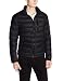 Calvin Klein Men's Packable Down Jacket, Black, Large