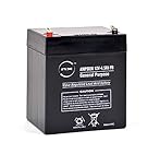 NX - NP4.5-12 12V 4.5Ah - 5AH Sealed Lead Acid Rechargeable Battery For General purpose, UPS, Quad Bikes, Kids Toy Car Battery, Alarm, Electric Bike, Security Electronic devices, Mountfield Lawn Mower