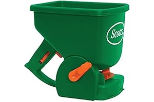 Scotts Broadcast Spreaders for Lawns: Easy Hand Held Broadcast Seed / Fertilizer / De-Icer Spreader