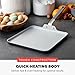 GreenPan x Bobby Flay 11” Nonstick Square Griddle Pan, PFAS-Free Diamond Ceramic,Stay-Cool Silicone Handle, Easy Clean Dishwasher & Oven Safe Skillet, Graphite