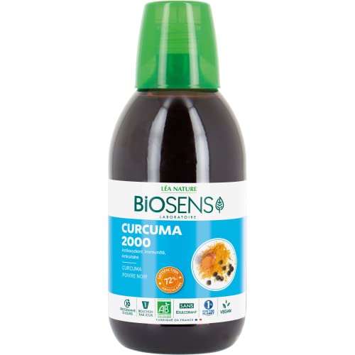 Biosens - Cocktail Curcuma 2000 - Antioxydant, Immunité, Articulaire - Curcuma et Poivre Noir - Certifié Bio AB Vegan - Fabriqué en France - Sans édulcorant - Programme de 10 jours Cover