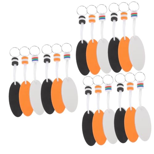 Porte-clés flottants en EVA Mipcase ovales pour surf et navigation - Lot de 3 (18 pièces)