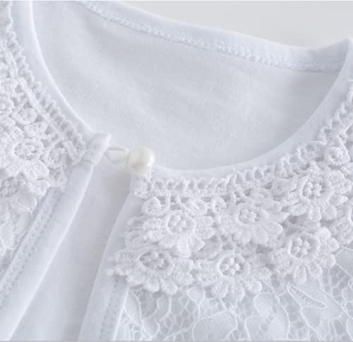 Congmi Little Girls' Long Short Sleeve Lace Bolero Cardigan Shrug Dress Cover Up 2-9 Years #TOP4