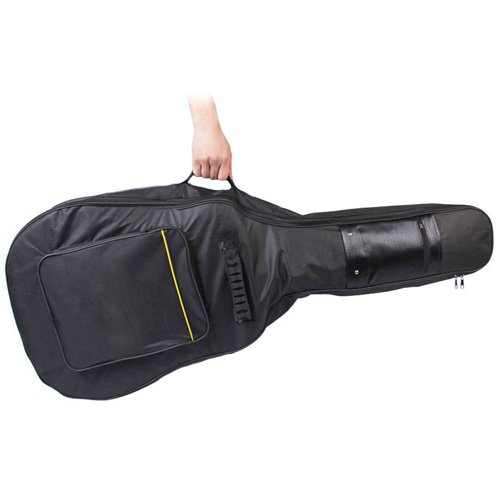 Housse De Transport Pour Guitare Acoustique/électrique 104 Cm - Tissu Oxford Imperméable, Rembourrée, Poches