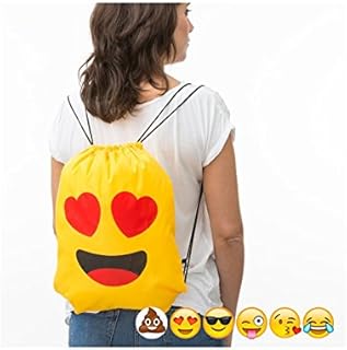 Zaino a sacca con corde emoticon (1000036603)
