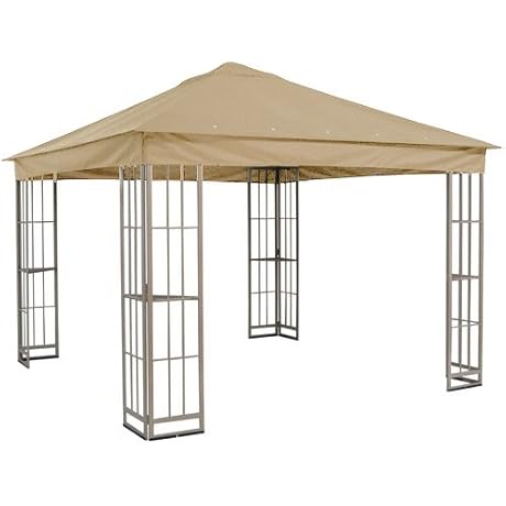 Garden Winds Replacement Canopy for The Garden Treasures SJ-109DN Gazebo - Standard 350 - Beige