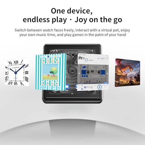 Image of RG Rotate Retro Handheld Game Console, 3.5 inch Swivel Screen Android Portable Player, Unisoc T618 Chip 3GB+32GB, 2000mAh Battery, Aluminum Alloy + Plastic (Anbernic RG Rotate-Polar Black-NEW)