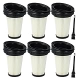 6 Stück waschbare Filter Ersatzfilter für Grundig Cyclonic 21,6 V VCH9629 VCH9630 VCH9632 Handstaubsauger Teile