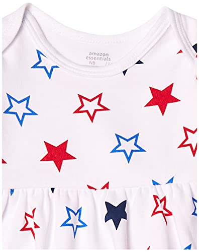 Amazon Essentials Baby Girls' Short-Sleeve Dress, Pack Of 3, Stars And Stripes Print, 18 Months #TOP2