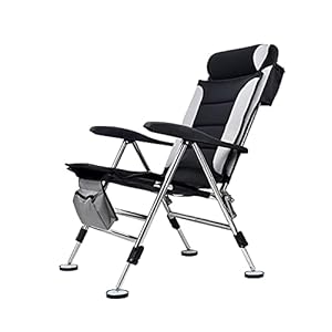 Portable Beach Chair Directeur stoel verstelbare rugleuning en benen verwijderbare kussen vouwen visstoel for strand camping wild vissen ondersteuning 550 lbs Folding Chairs