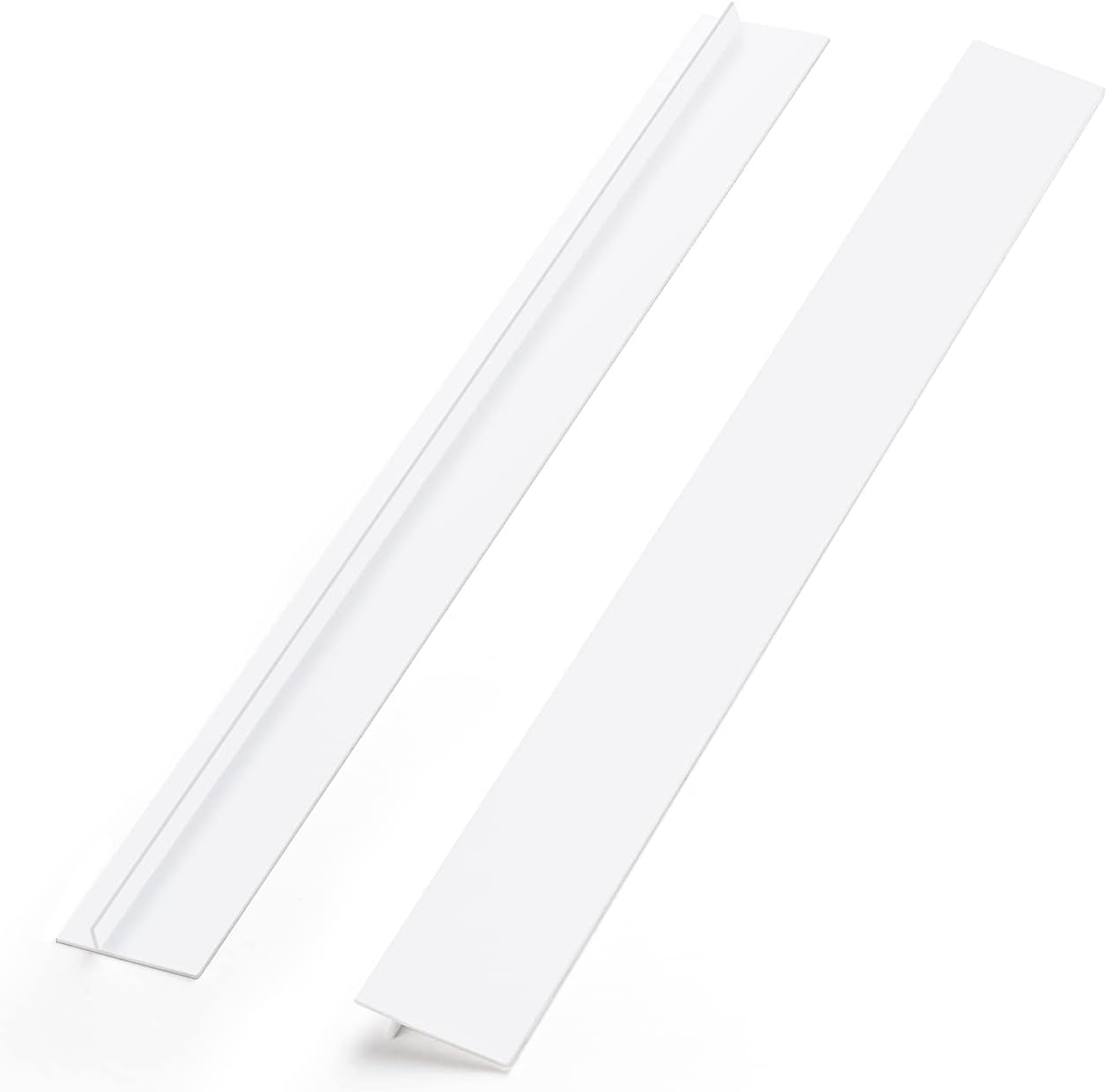 Ravinte Silicone Stove Counter Gap Cover, Kitchen Stove Gap Cover Between Stove and Counter, Oven Side Gap Filler, Heat Resistant Stove Edge Guard to Prevent Junk Dripping- 2 Pack 25 Inch White