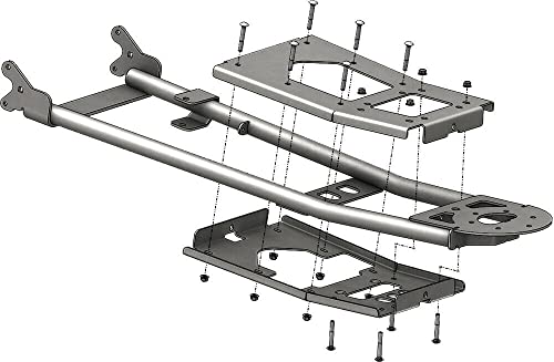 Image of KFI Products ATV Push Tube Stiffener Heavy-Duty Kit for Use with KFI ATV Tubes 105000 105955, Black