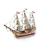 Building Wooden Scale Model Ship Children's Gift Royal Victory Santa Maria Gothenburg battleships 3D Boats Model Kits Toy