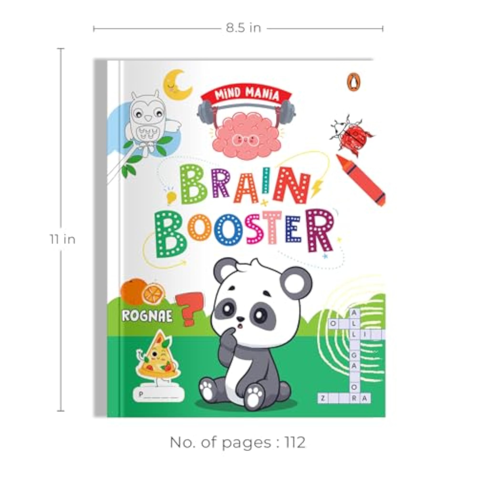 Brain Booster Activity Book Fun Puzzles, Mazes & Jumble Words for 4+