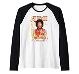 Jimi Hendrix Electric Ladyland Raglan Baseball Tee