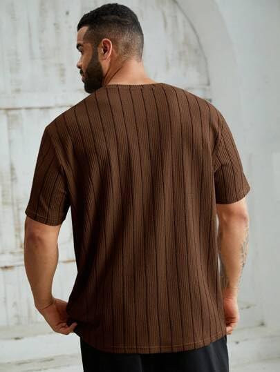Image of FN3 Waffle Stripe Regular Fit Tshirt for Men ||Tshirt for Men