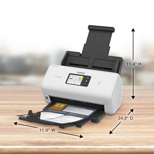 Brother ADS-3300W Wireless, High-Speed Desktop Scanner | 2.8-inch Touchscreen | Scans Up to 40ppm1 (Renewed Premium) by Brother - Image 5